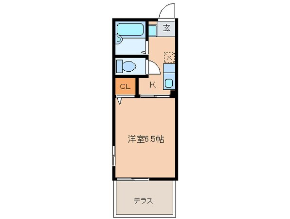 アルカディア清水の物件間取画像